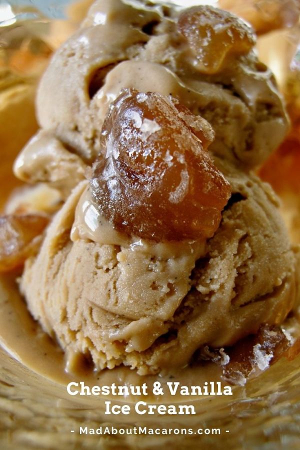 Chestnut Vanilla Ice Cream Recipe Pin