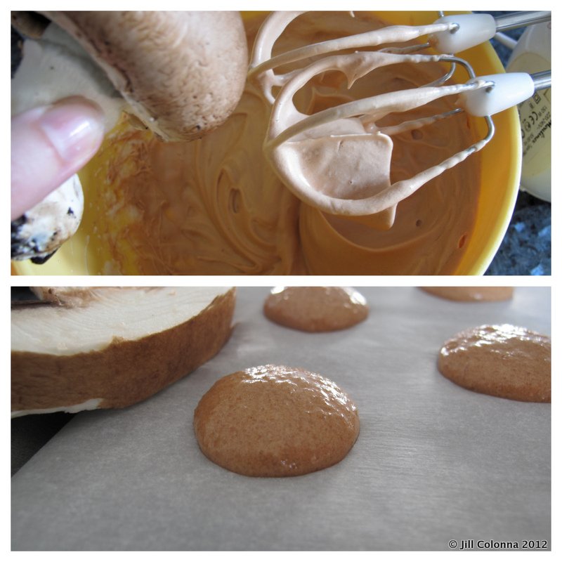 how to make mushroom macarons
