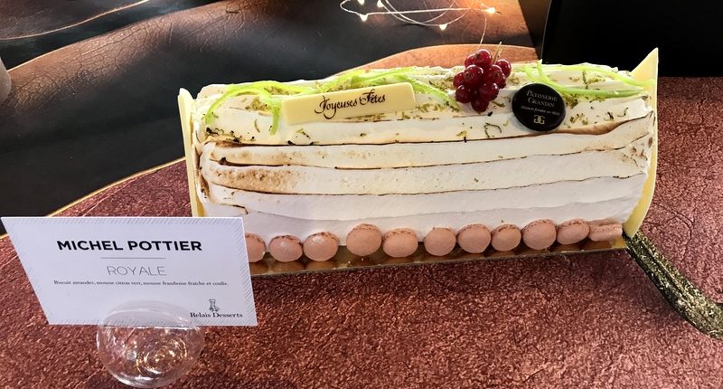 relais desserts yule log Michel Pottier Grandin