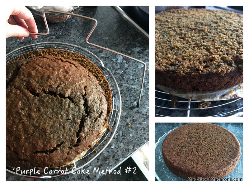 Purple Carrot Cake Method 1