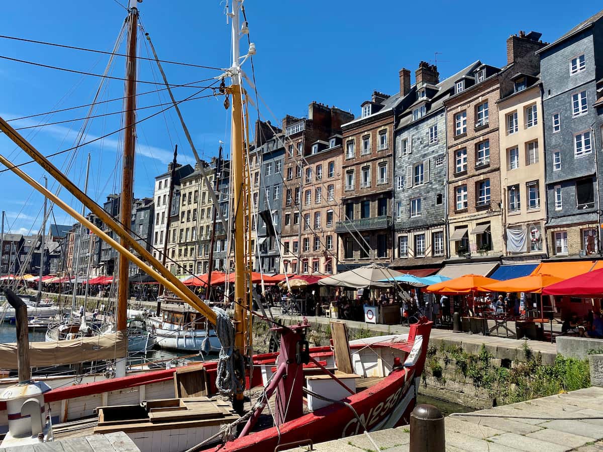 the famous harbour of Honfleur in Normandy France