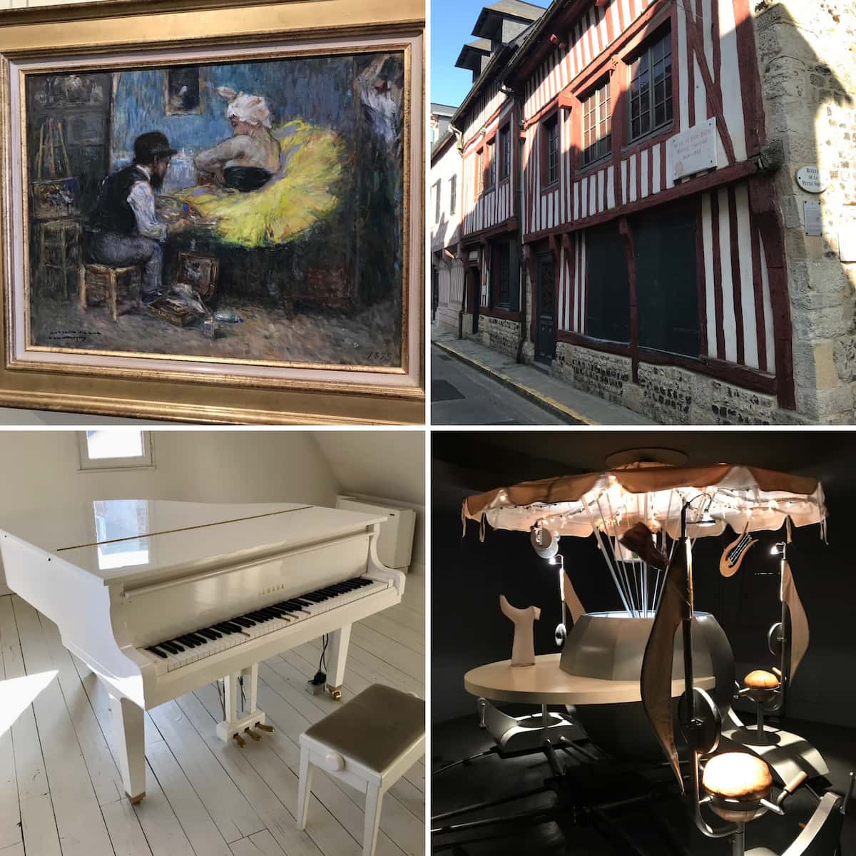 museums of Satie and Boudin in Honfleur