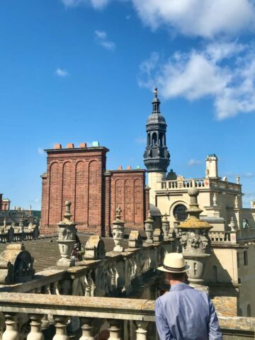 chateau roof visit at Saint-Germain-en-Laye near Paris