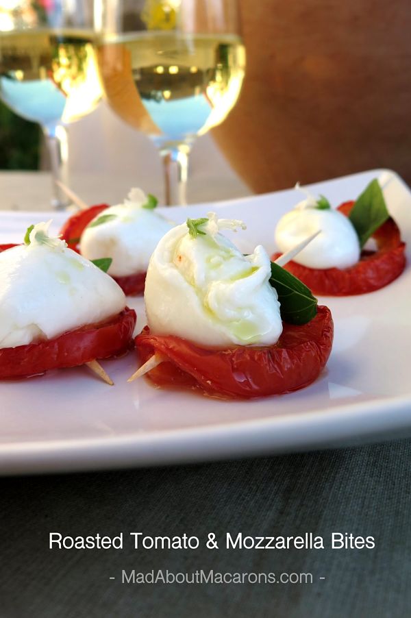 Roasted Tomato Mozzarella Bites