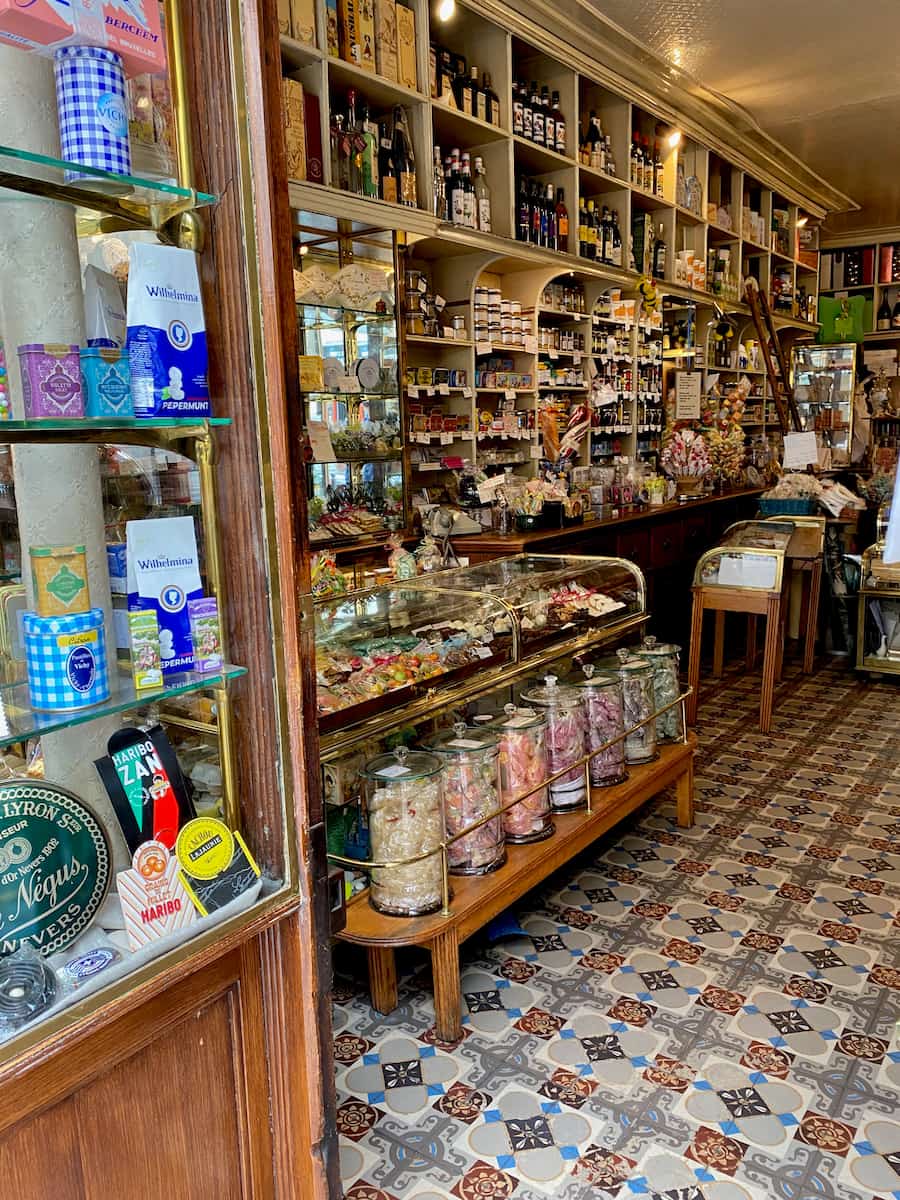 Parisian old fashioned candy shop