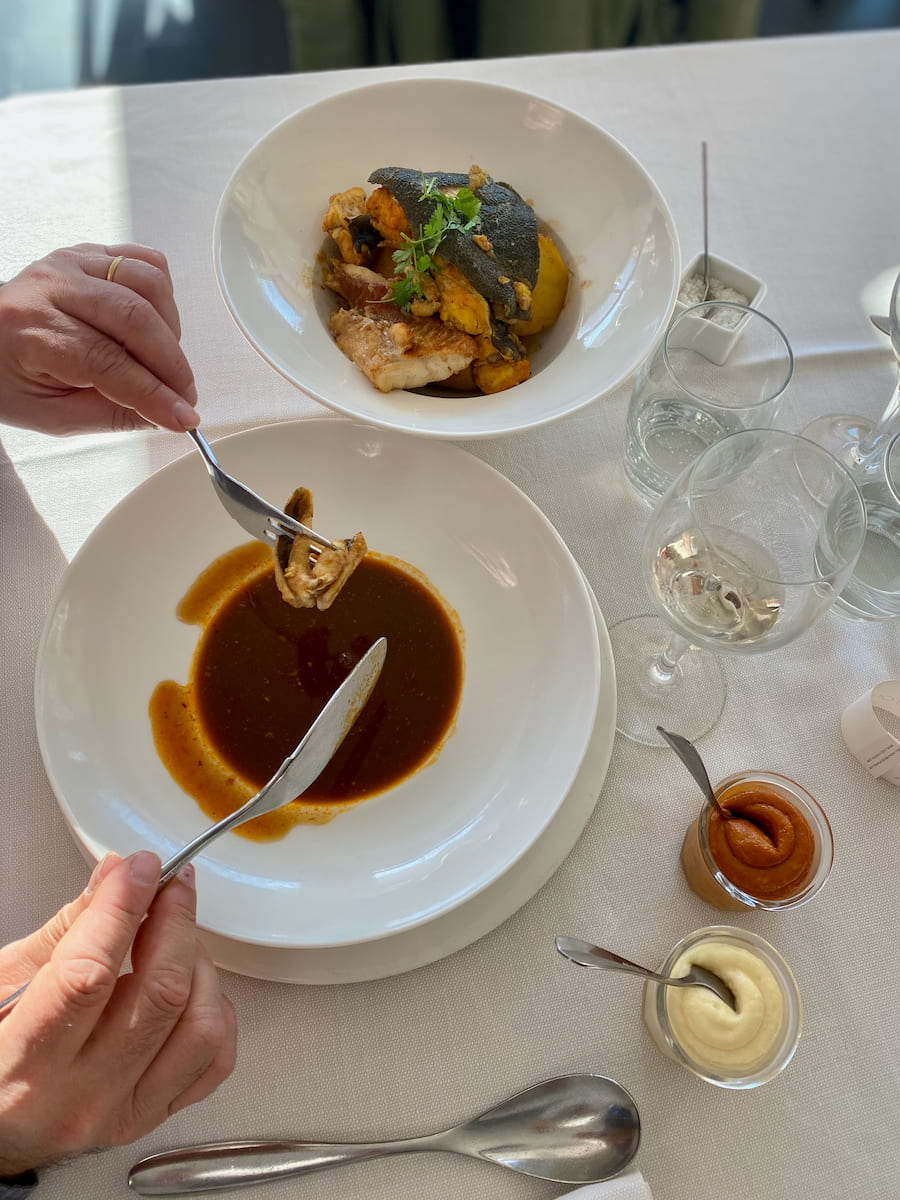 authentic bouillabaisse fish soup and stew in Marseille