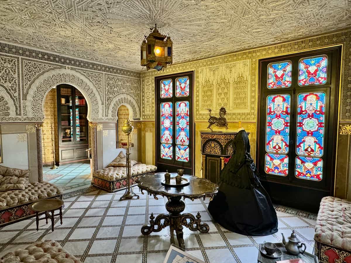 Dumas' moorish tea salon at the chateau Monte Cristo