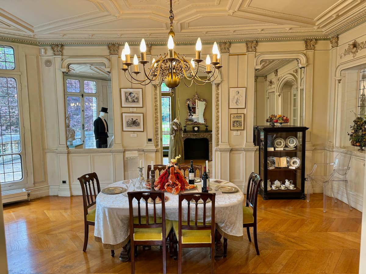 Alexandre Dumas' dining room at the château de Monte Cristo
