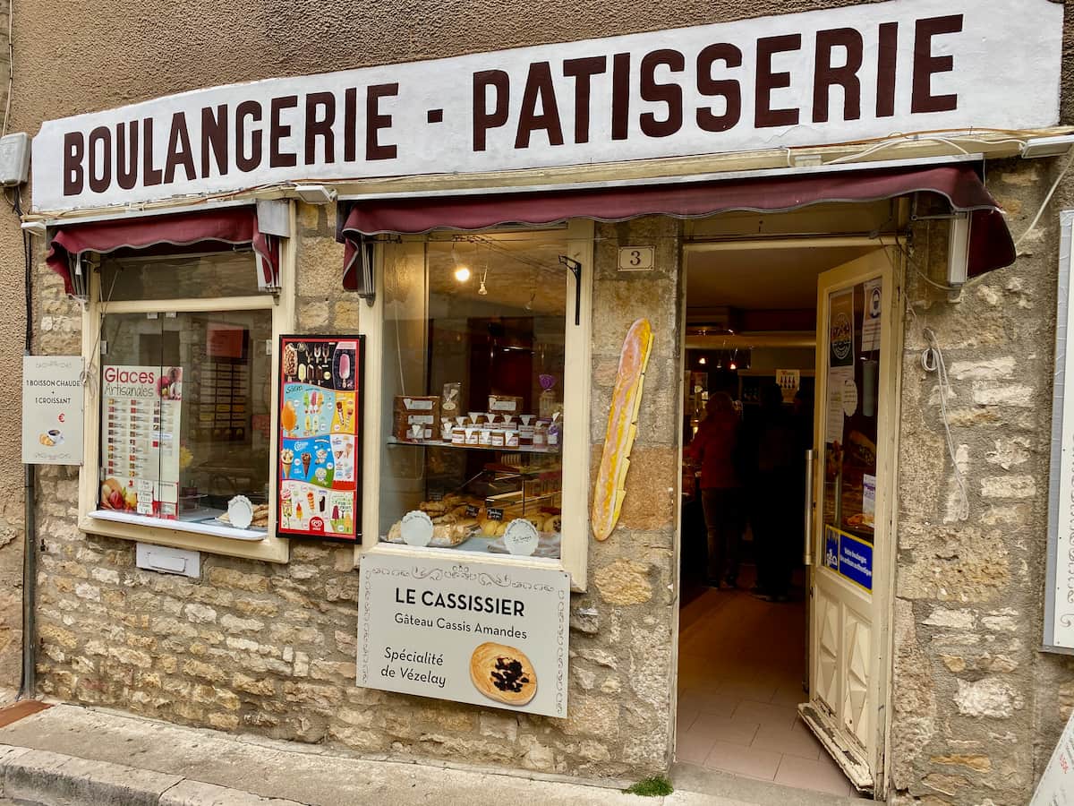 typical bakery in the French countryside