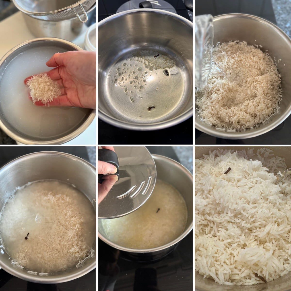 six steps how to cook the perfect fluffy basmati rice with Indian spices