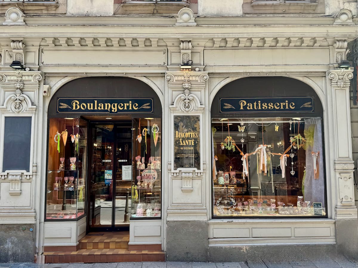 traditional Alsace patisserie and bakery in Strasbourg
